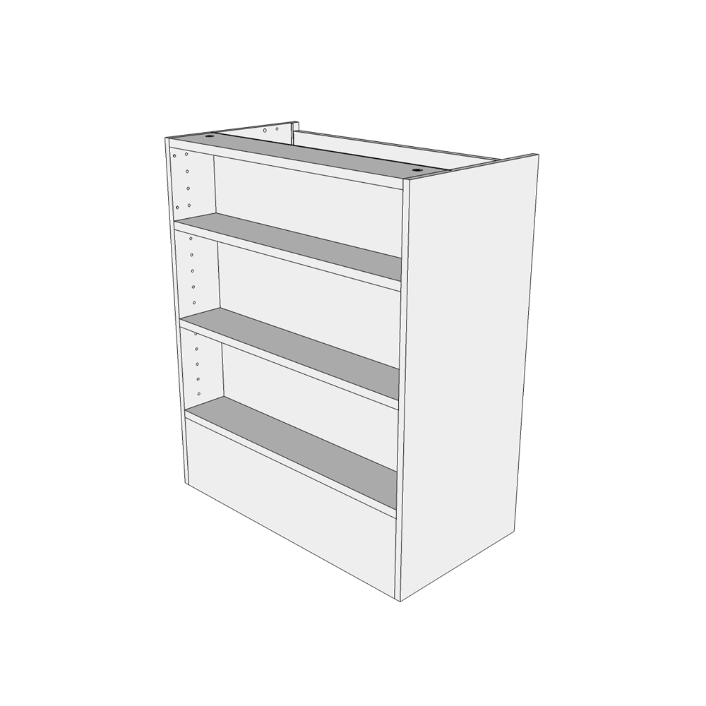 Huvhylla 60 cm med 2 hyllplan