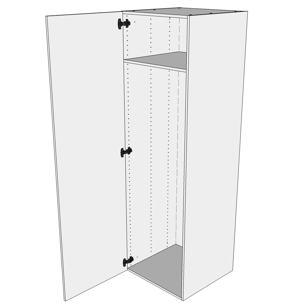 skåp i Wien tom H: 195,2 cm D: 60,0 cm - 1 skåpdörr - Bredd: 40 cm